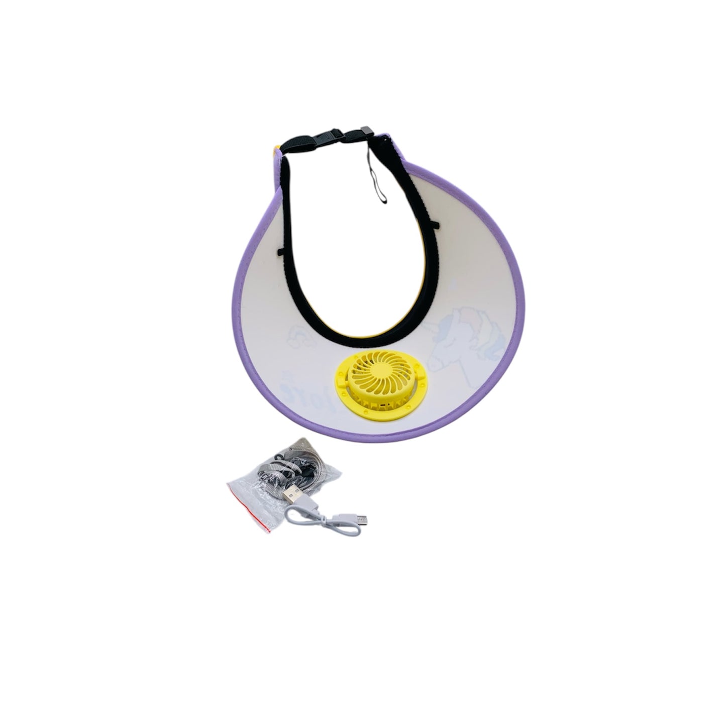 UNICORN FAN CAP AND USB CHARGING