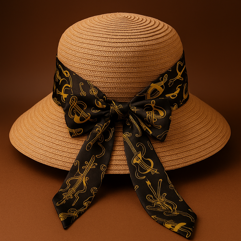 Trendy Bow-Tie Straw Sun Hats for Women Summer