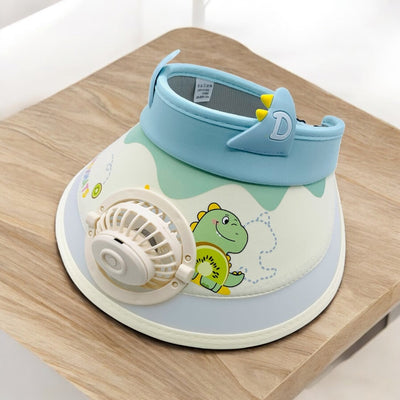 FAN CAP WITH CHARGING CABLE