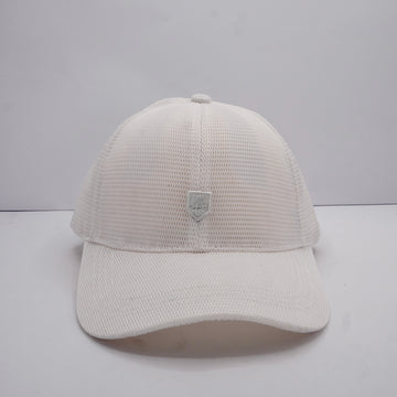 Men's Premium Mash White Cap