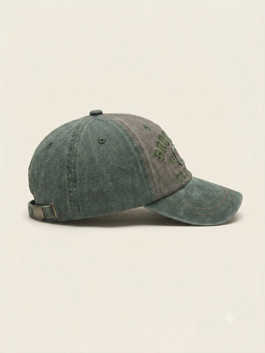 Vintage Green Brosville NYS Embroidered Baseball Cap