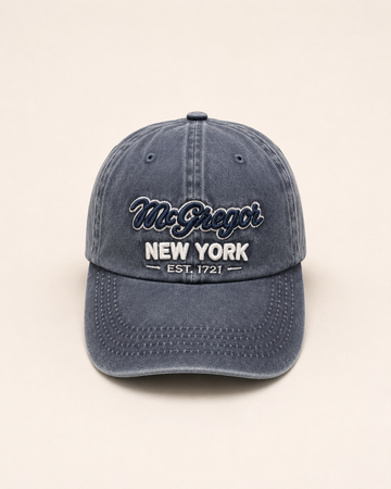McGregor New York Vintage Washed Embroidered Baseball Cap