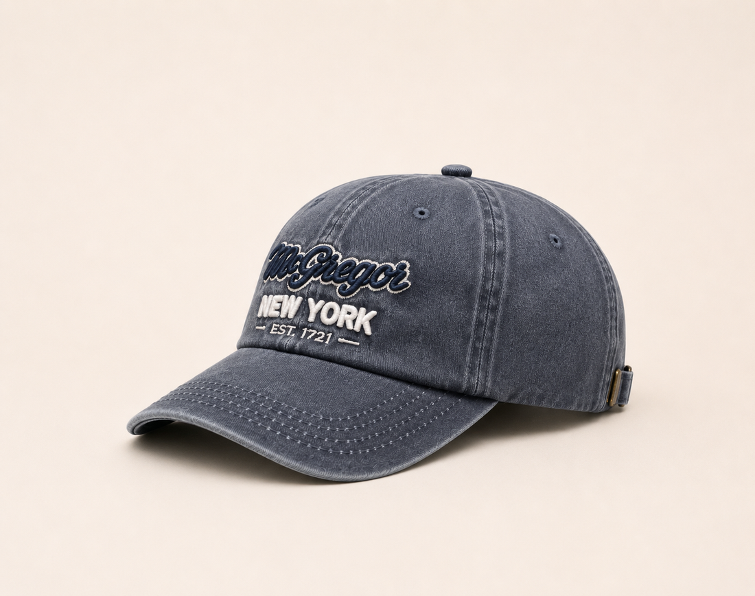McGregor New York Vintage Washed Embroidered Baseball Cap