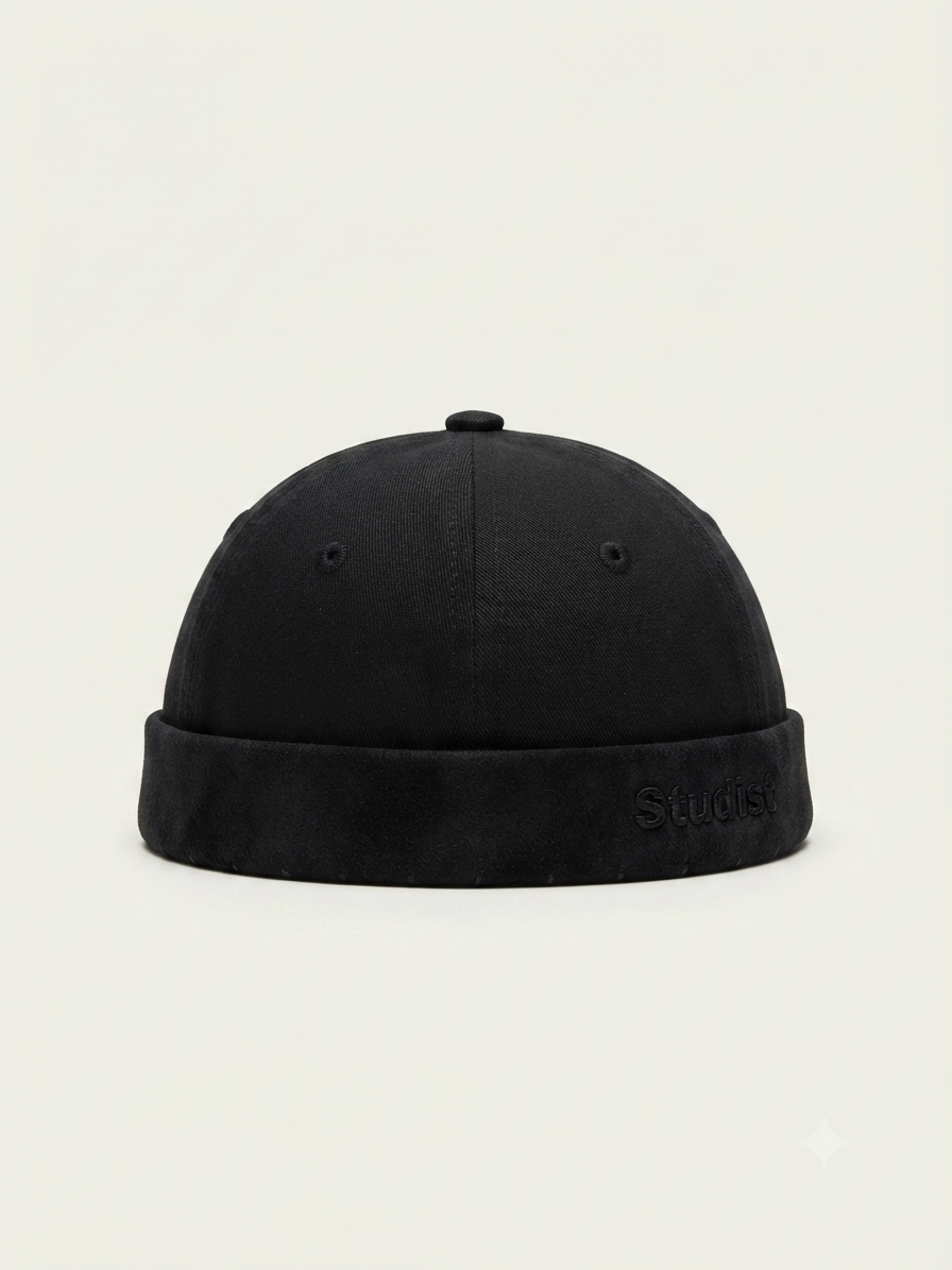 Studiso Men’s Docker Black Cap