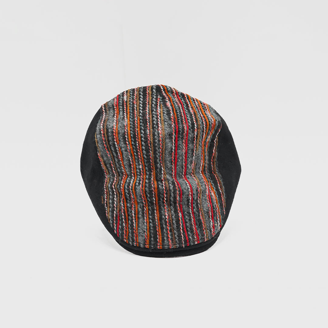 Men's Winter Multicolor Tweed Flat Cap