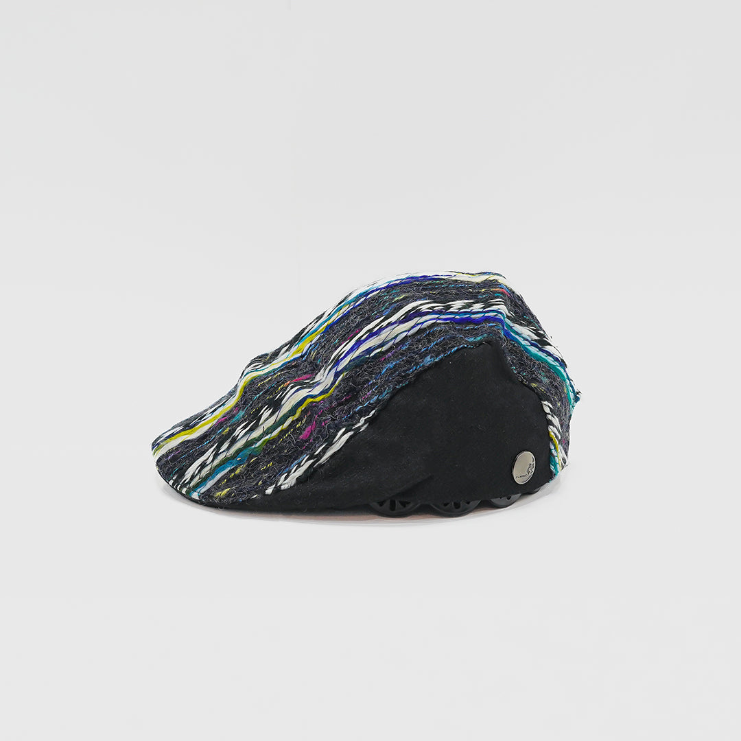 Men's Winter Multicolor Tweed Flat Cap