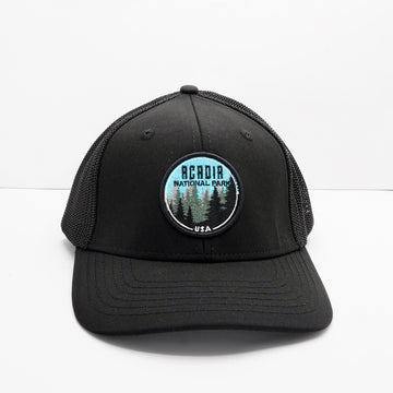 USA Men's Black Trucker Cap