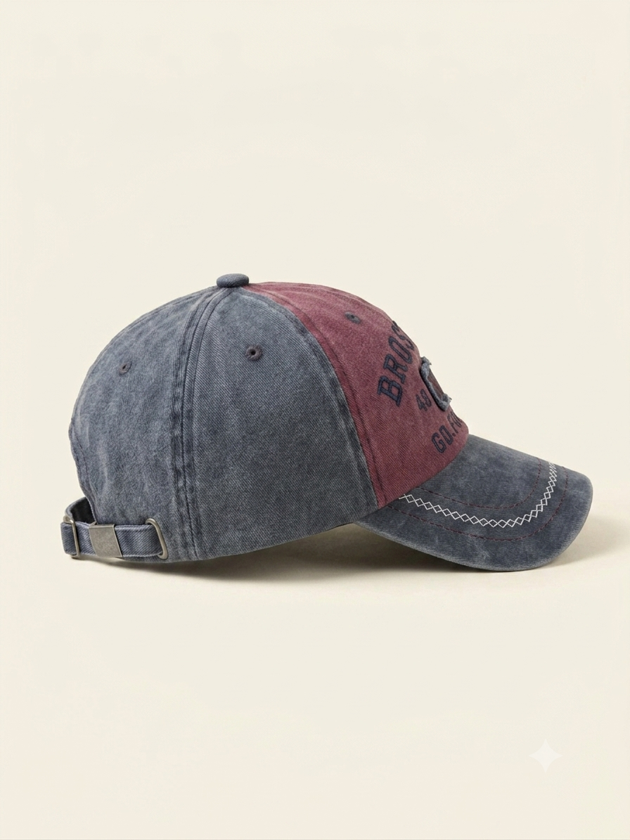 Vintage Red&Blue Brosville NYS Embroidered Baseball Cap
