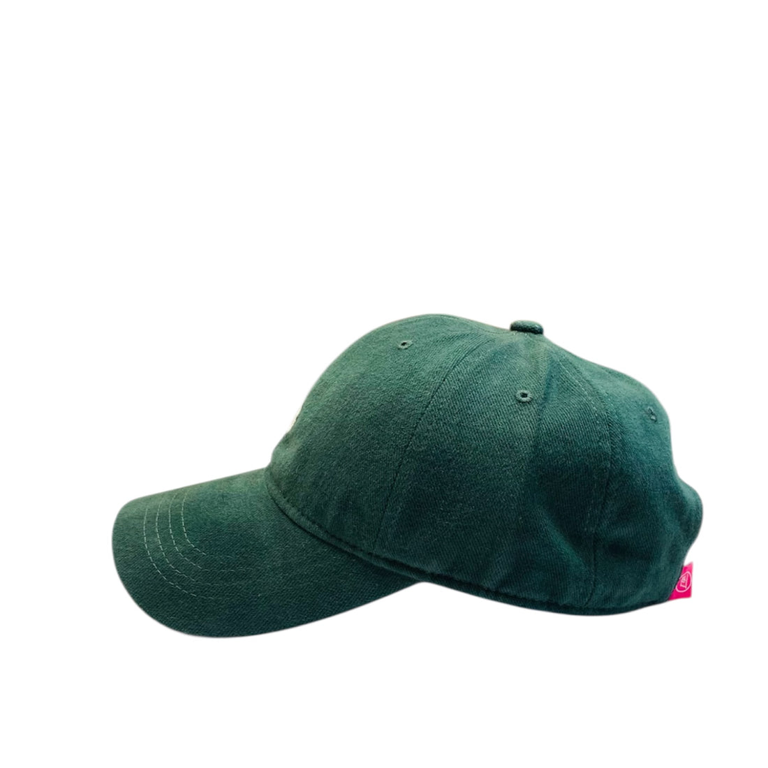 MY 'B' CAP WHIGHT GREEN COTTON