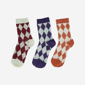 Women's Warm Multi Color Socks 3 Pair Pack