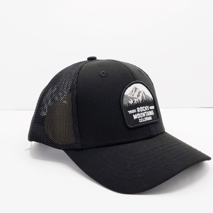 Rocky Mountains Black Mash Cap