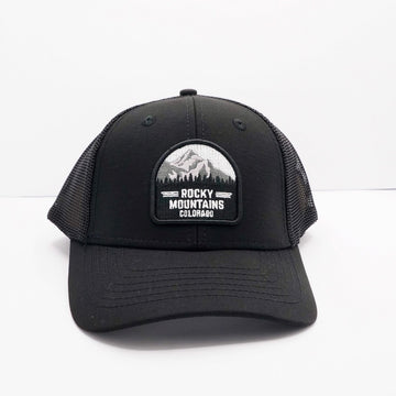Rocky Mountains Black Mash Cap