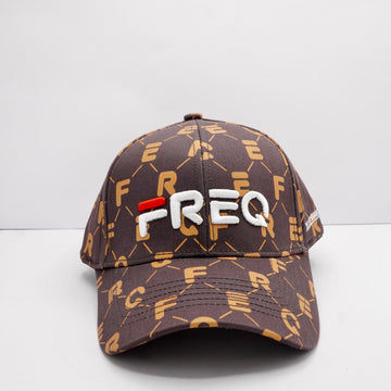 FREQ Luxe Pettern Brown Cap