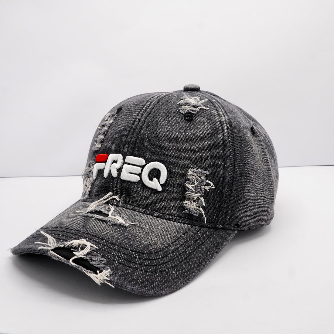 FREQ Black Denim Cap