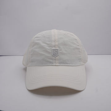 S Logo White Parachute Sports Cap