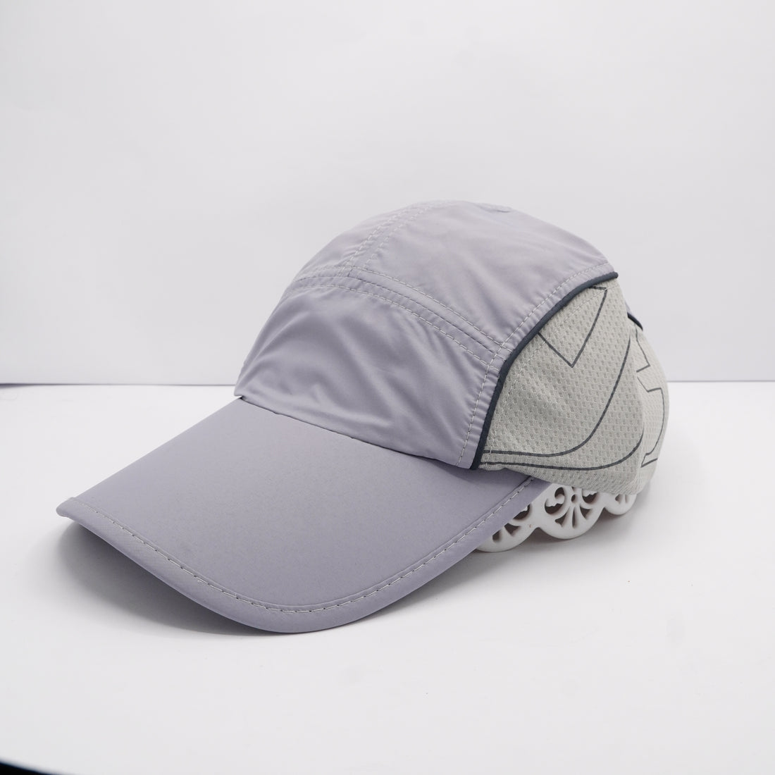 Gray Parachute Sports Cap