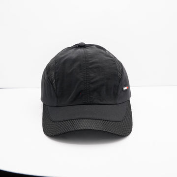 Black Breathable Parachute Sports Cap