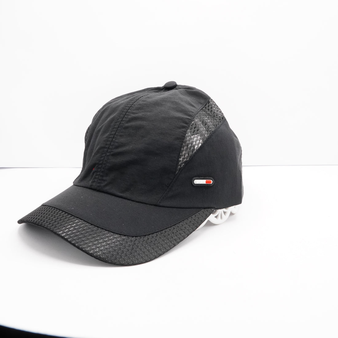Black Breathable Parachute Sports Cap