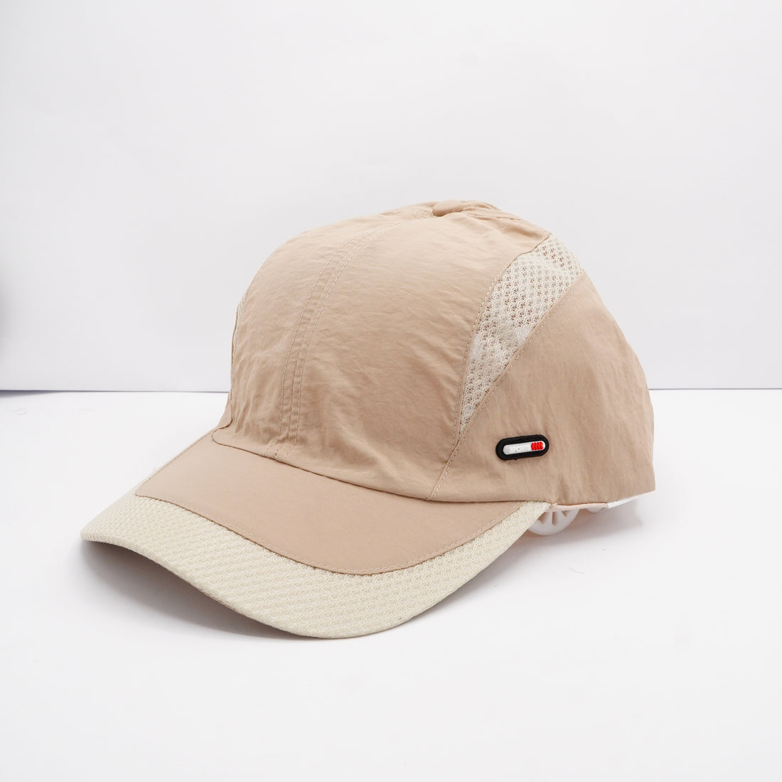 Beige Breathable Parachute Sports Cap
