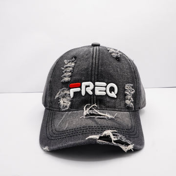 FREQ Black Denim Cap