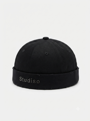 Studiso Men’s Docker Black Cap