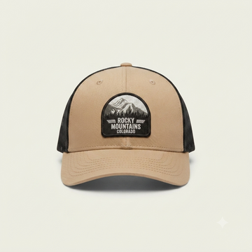 Rocky Mountains Beige Cap