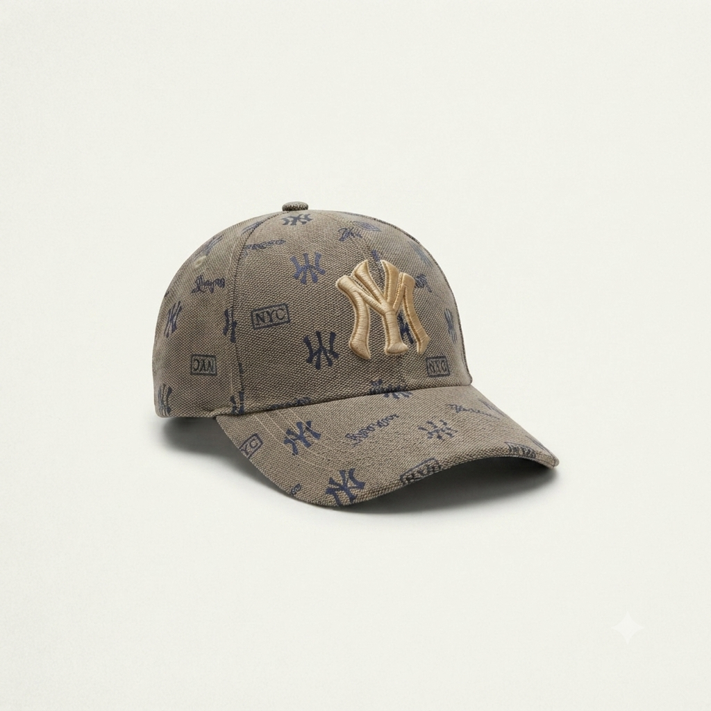 Monogrammed New York Yankees Cap Brown