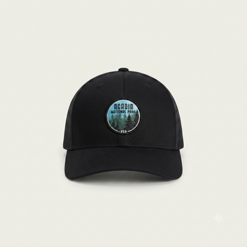 USA Men's Black Trucker Cap