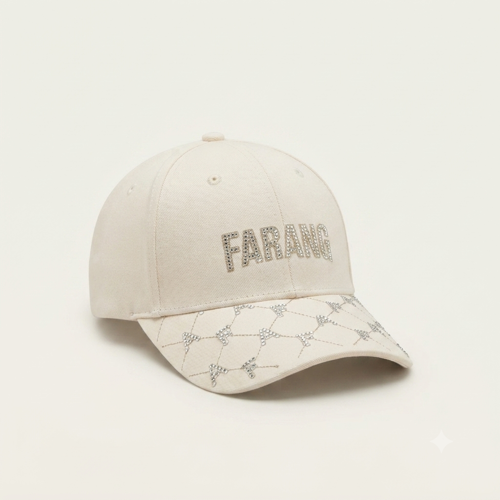 Farang Crystal-Embellished Baseball Cap