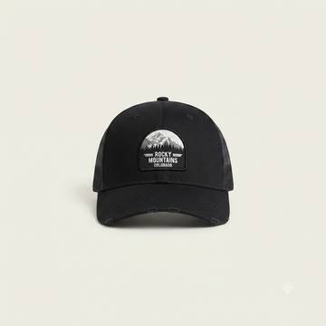 Rocky Mountains Black Mash Cap