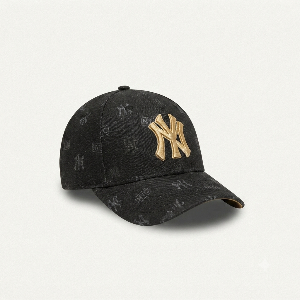 Monogrammed New York Yankees Cap Black