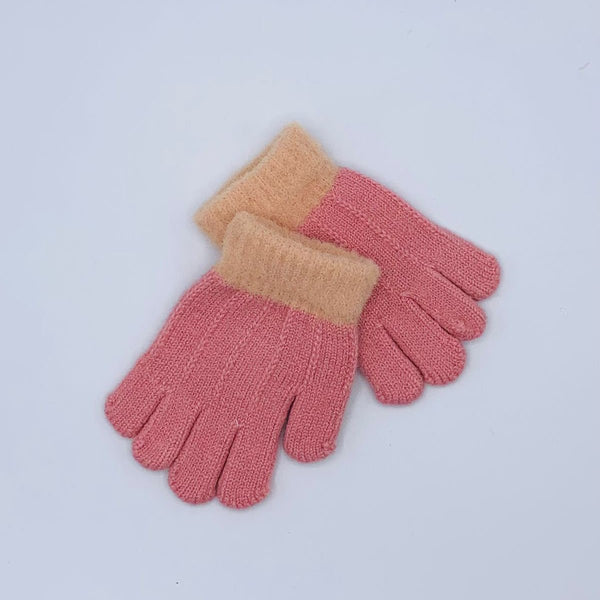 COLOURFUL KNIT BABY GIRL GLOVES