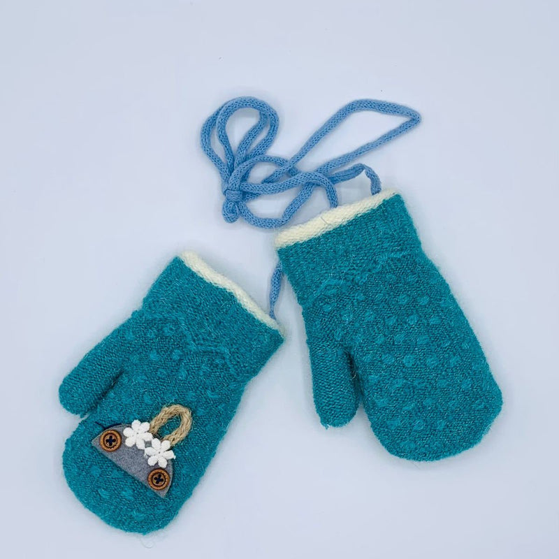 COZY KNITTED GLOVES STYLISH AND COMFORT BABY GIRL GLOVES