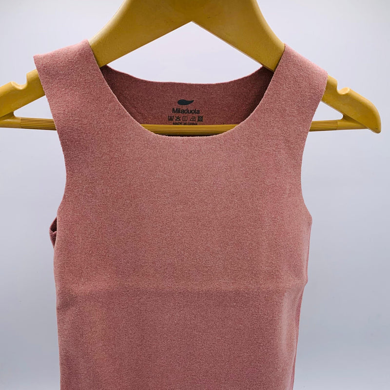 KIDS SLEEVELESS SOLID TANK TOP