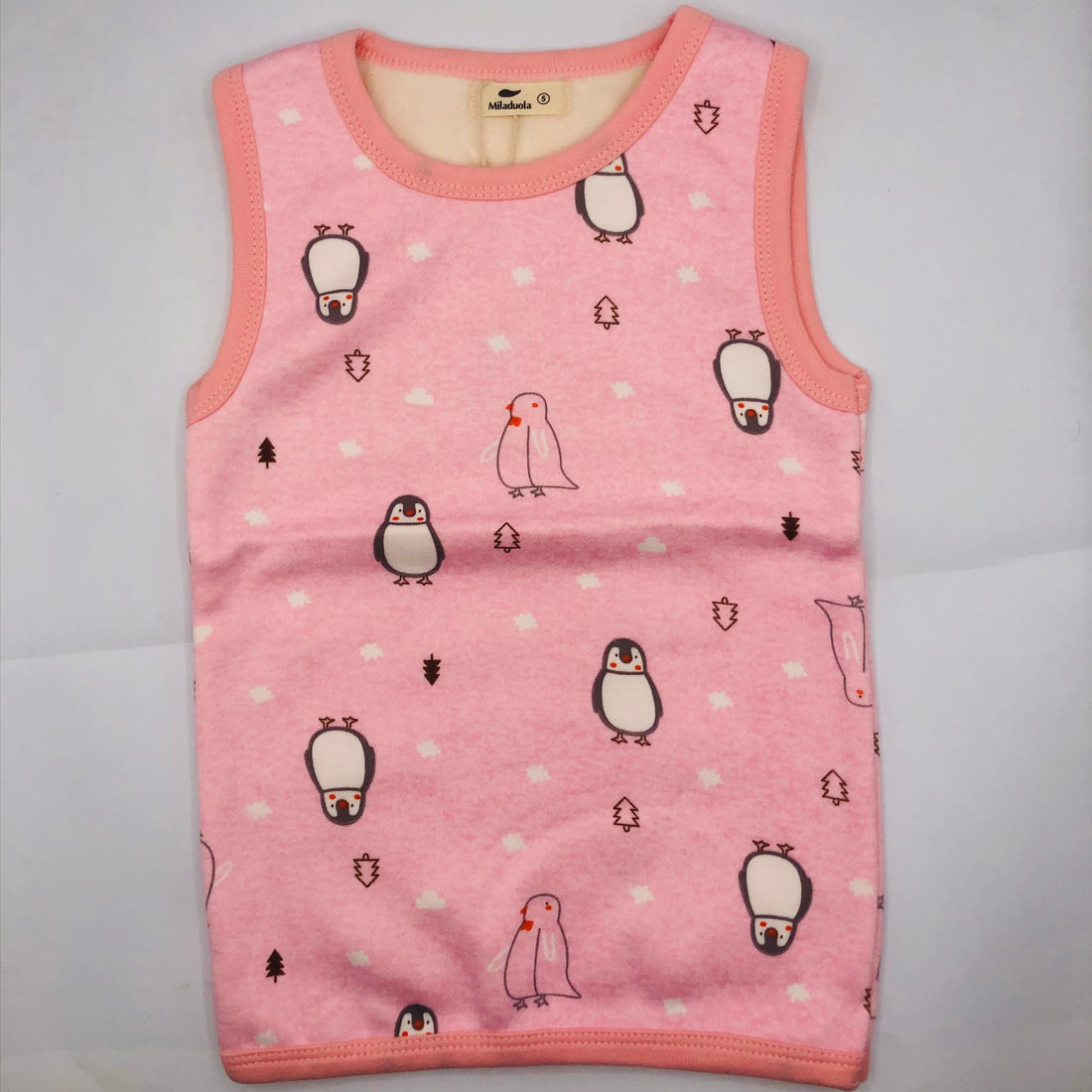 Baby Girl West Under Fleece With Pangoin Design