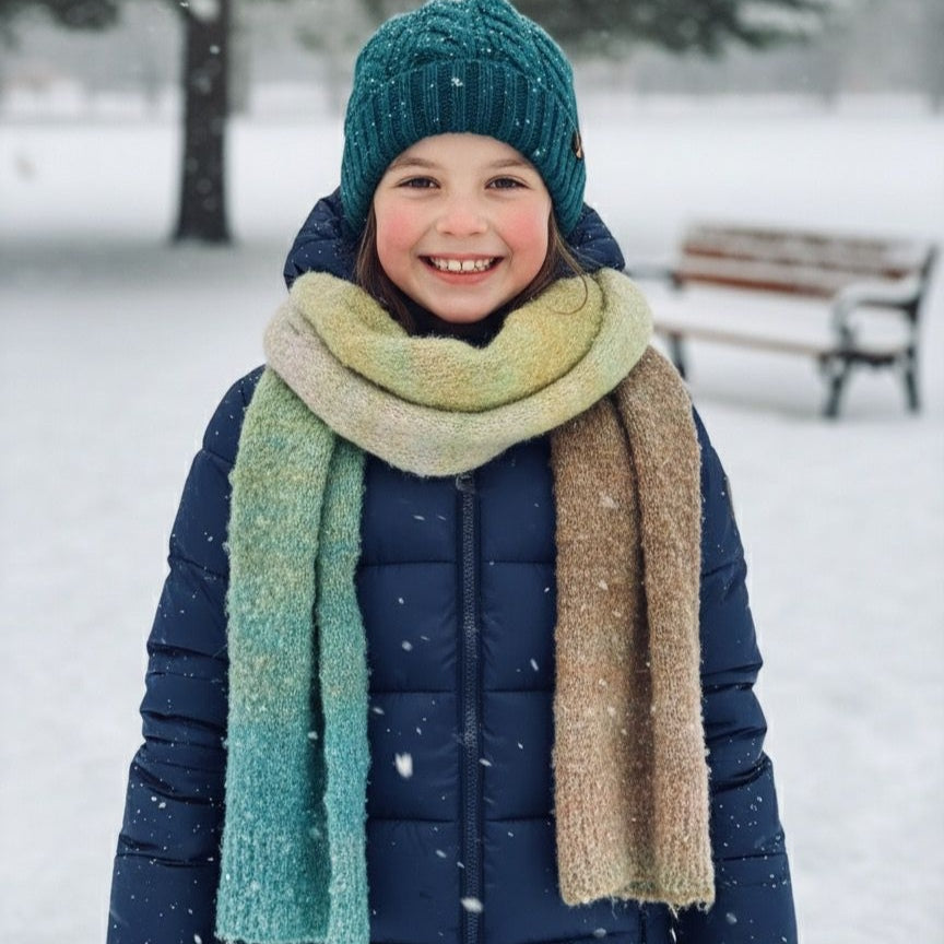 Kids Wool Multi Muffler Scarf
