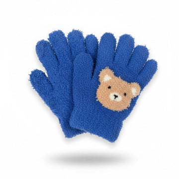 Winter Warm Towel Fur With Cute Bear Design