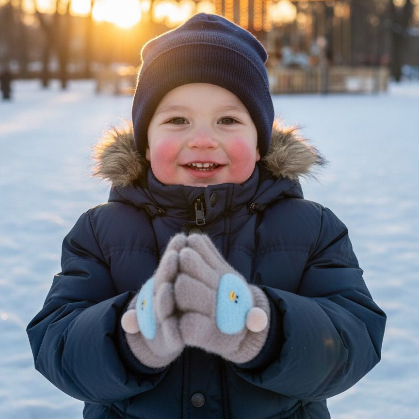 Winter Kids Boy Gloves