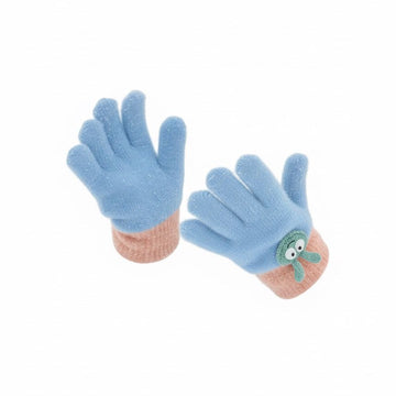 Winter Baby Boy Flees Gloves With Cute emoji Design