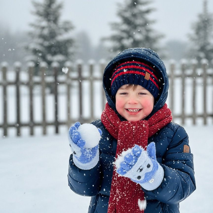 Little Fox Fingerless Convertible Gloves