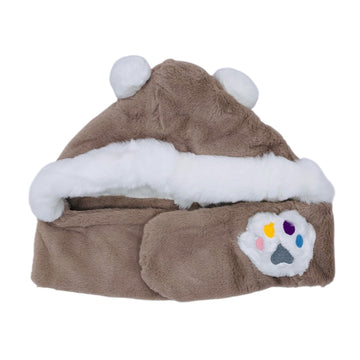 Kids Winter Warm Wool Cute EAR Warm Cap nack set