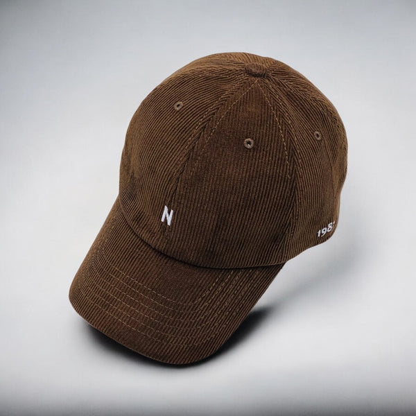CORDUROY BASEBALL CAP BROWN