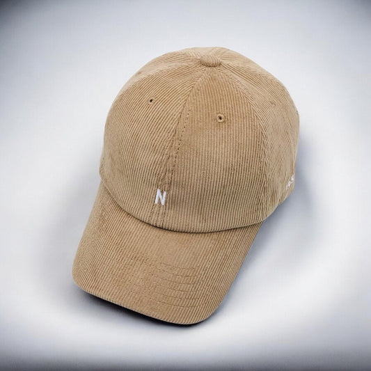 CORDUROY BASEBALL CAP BEIGE