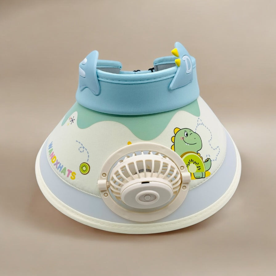 DINO FAN CAP AND USB CHARGING