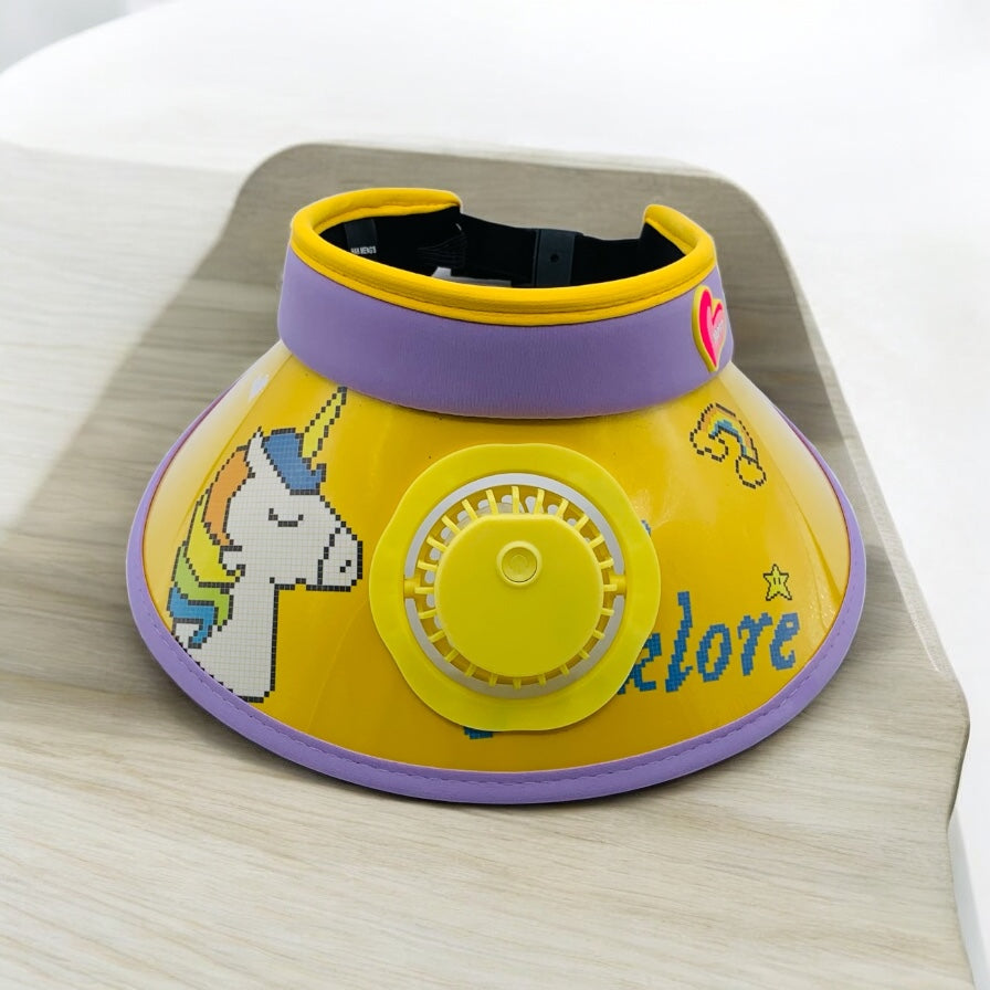 UNICORN FAN CAP AND USB CHARGING