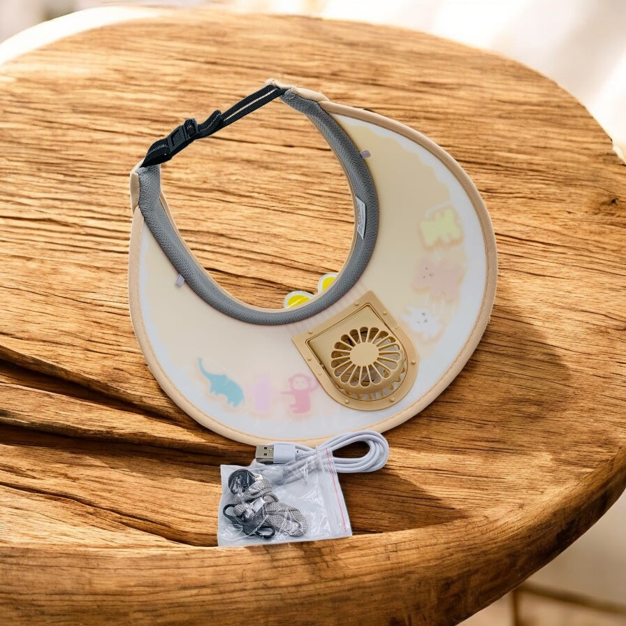 DSHANG FAN CAP AND USB CHARGING