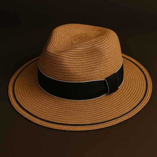 Women Straw Toyo Braid Safari Hat