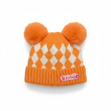 POMPOM KIDS WINTER WOOLEN CAP