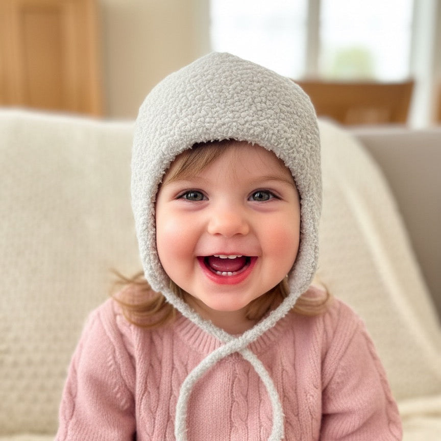 KIDS WOOLEN CAP/HAT WITH STRAP