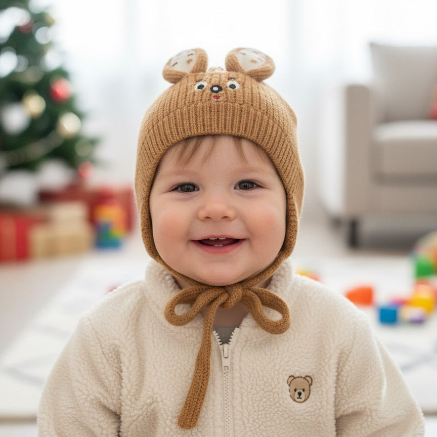 KIDS WOOLEN CAP/HAT WITH CUTE EAR